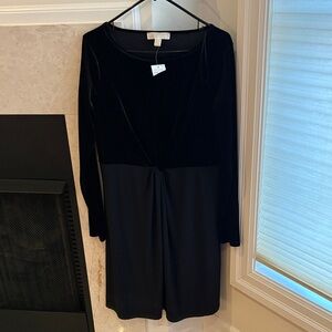 Michael Kors velour twist dress